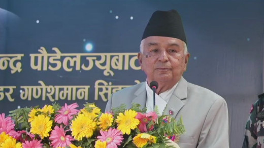 राजनीति सत्ता र शक्तिको साधन मात्रै होइन : राष्ट्रपति पौडेल